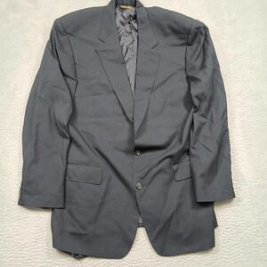 Brooks Brothers Blazer Mens 46 Long Gray Brooksease Wool Blend Sport Coat Office
